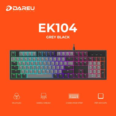 Bàn Phím Cơ DAREU EK104 GREY x BLACK