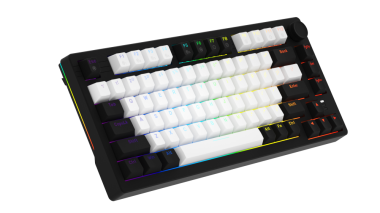 BÀN PHÍM CƠ DAREU EK75 WHITE BLACK DREAM SWITCH