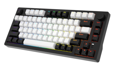 BÀN PHÍM CƠ DAREU EK75 WHITE BLACK DREAM SWITCH