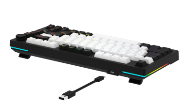 BÀN PHÍM CƠ DAREU EK75 WHITE BLACK DREAM SWITCH