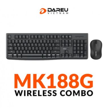 BỘ BÀN PHÍM CHUỘT KHÔNG DÂY DAREU MK188G