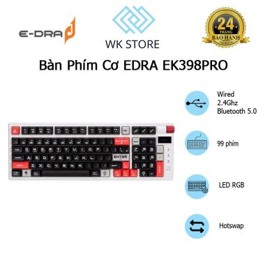 Bàn Phím Cơ EDRA EK398PRO | Triple Mode