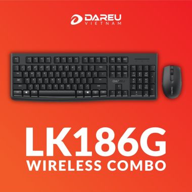 Bộ bàn phím chuột không dây DAREU LK186G