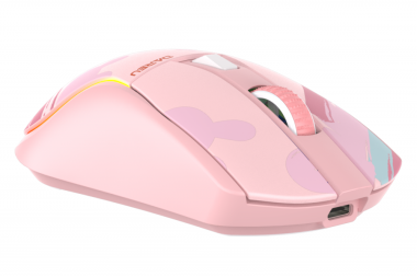 Chuột không dây Gaming DAREU A950 TRIPLE MODE BLACK / PINK