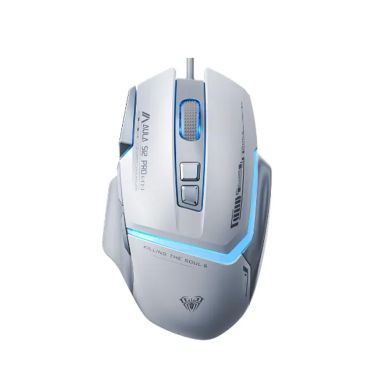 Chuột Gaming Aula S12 Pro Black /White (LED RGB/ 12800DPI)
