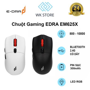 Chuột Gaming EDRA EM625X SUPERLIGHT