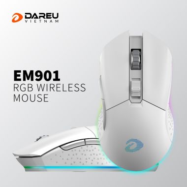 CHUỘT GAMING DAREU EM901 RGB WIRELESS