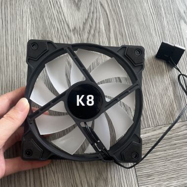 Quạt tản nhiệt - fan case led COOLMOON K8 Auto Led ( không hub )