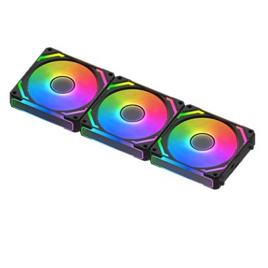 Bộ 3 Quạt tản nhiệt fan case XIGMATEK STARLINK ULTRA ARGB Đen / Trắng