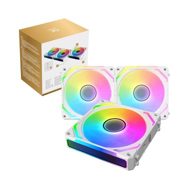 Bộ 3 Quạt tản nhiệt fan case XIGMATEK STARLINK ULTRA ARGB Đen / Trắng