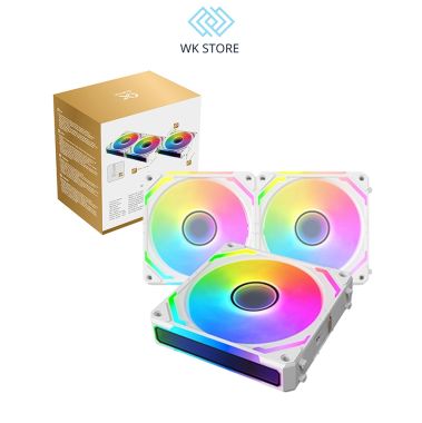 Bộ 3 Quạt tản nhiệt fan case XIGMATEK STARLINK ULTRA ARGB Đen / Trắng