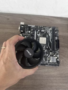 Bo mạch chủ Mainboard Asus A320 + AMD Ryzen 3 2200G Qua Sử Dụng