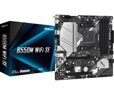 Maiboard ASRock B550M Wifi SE | SOCKET AM4 | M-ATX | 4 KHE RAM