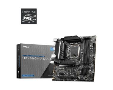 MAINBOARD MSI PRO B660M-A DDR4