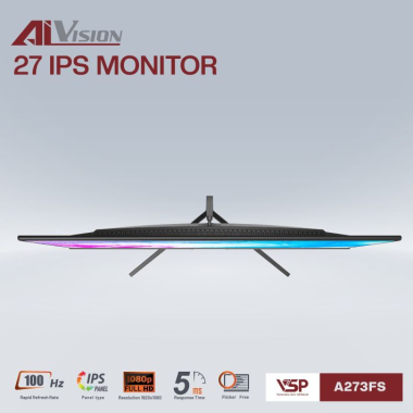 Màn hình AiVision A273FS | 27 inch | Full HD | IPS | 100Hz | 5ms