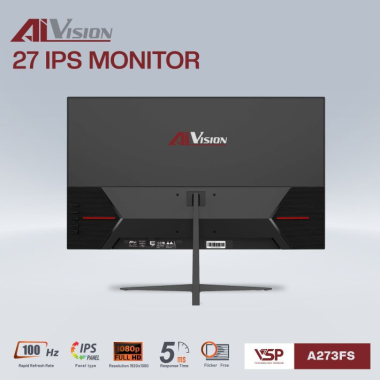Màn hình AiVision A273FS | 27 inch | Full HD | IPS | 100Hz | 5ms