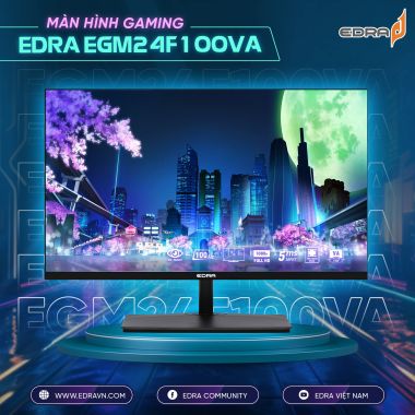 Màn hình máy tính EDRA EGM24F100VA 24 inch FullHD 100hz