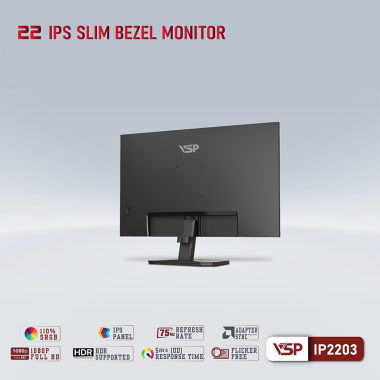 Màn hình VSP IP2203 | 21.5 inch | Full HD | IPS | 75Hz | 5ms