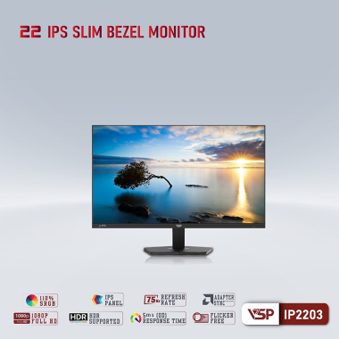 Màn hình VSP IP2203 | 21.5 inch | Full HD | IPS | 75Hz | 5ms