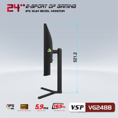 Màn hình Gaming VSP VG248B FHD 24