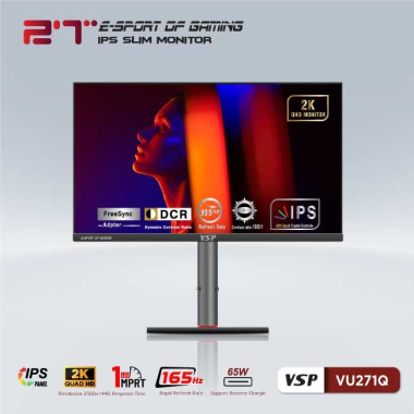 Màn hình phẳng VSP VU271Q | 27inch | 2K | QHD | eSport Gaming