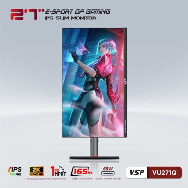 Màn hình phẳng VSP VU271Q | 27inch | 2K | QHD | eSport Gaming