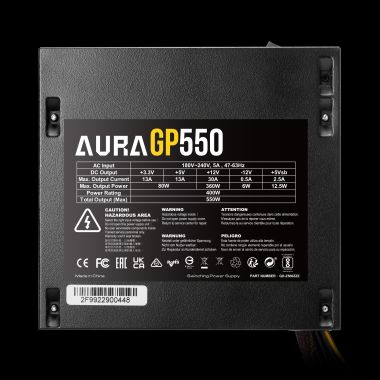 NGUỒN MÁY TÍNH GAMDIAS AURA GP550 550W