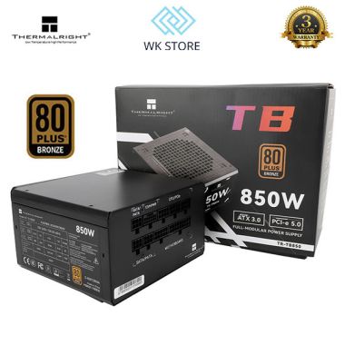 Nguồn Thermalright TB-850 850W Đen | 80 Plus Bronze | Full Modular