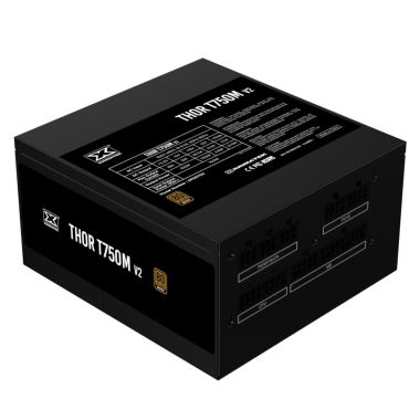 Nguồn máy tính XIGMATEK THOR T750M 750W (EN40344) - 80PLUS BRONZE, FULL MODULAR, 100% CÁP DẸT ĐEN