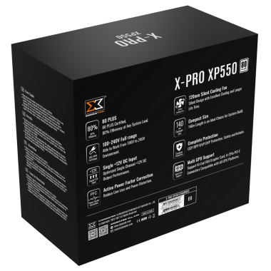 Nguồn máy tính Xigmatek X-PRO XP550 (500W), XP650 (600W), XP750 (700W) 80 Plus White