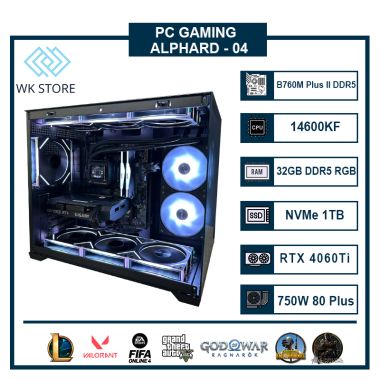 Thùng PC Alphard 04 | i5 14600KF, 32GB DDR5, VGA RTX 4060 /4060Ti /5060Ti