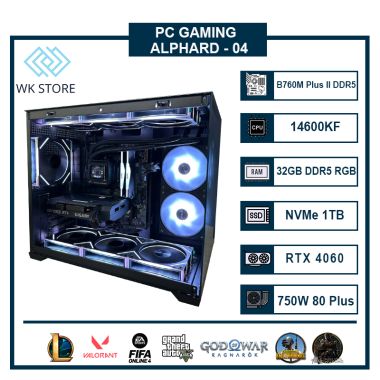Thùng PC Alphard 04 | i5 14600KF, 32GB DDR5, VGA RTX 4060 /4060Ti /5060Ti