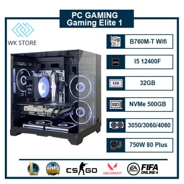 PC Gaming Elite 1 | I5 12400F, Ram 32GB, VGA RTX 3050/ 3060/ 4060