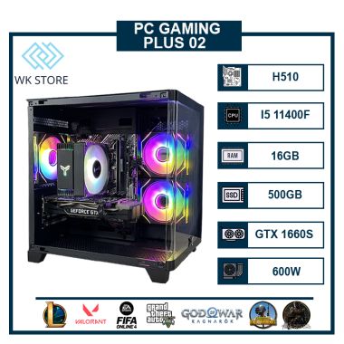 PC Plus 02 i5 11400F | Ram 16GB | VGA 1660S / 2060 / 3060