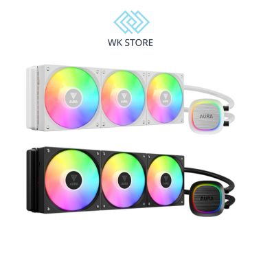 Tản nhiệt nước Gamdias AURA GL360 V2 ARGB Black/ White