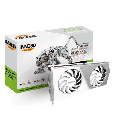 VGA INNO3D RTX 4060 Ti 16GB TWIN X2 OC WHITE