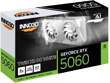 VGA Inno3D Geforce RTX 5060 8GB Twin X2 OC White