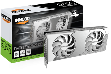 VGA Inno3D RTX 5070 Twin X2 OC White 12GB GDDR7