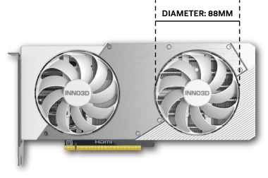 VGA Inno3D RTX 5070 Twin X2 OC White 12GB GDDR7