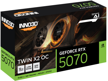 VGA INNO3D GeForce RTX 5070 TWIN X2 12GB GDDR7