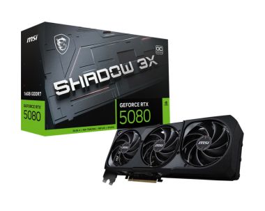 VGA MSI GeForce RTX 5080 16GB SHADOW 3X OC