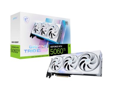 VGA MSI RTX 5060 Ti 8G GAMING TRIO OC WHITE GDDR7