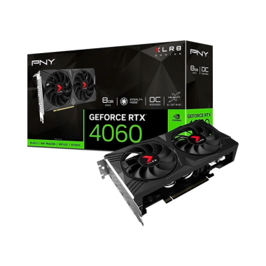 VGA PNY GeForce RTX 4060 8GB XLR8 Gaming VERTO Overclocked Dual Fan OC