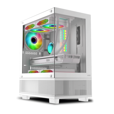 VỎ CASE MIK AETHER BLACK / WHITE (MATX/MID TOWER/MÀU ĐEN)