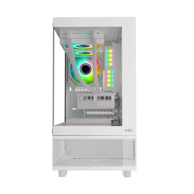 VỎ CASE MIK AETHER BLACK / WHITE (MATX/MID TOWER/MÀU ĐEN)