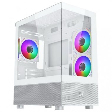 Vỏ Case Xigmatek ALPHARD M 3GF | M-ATX | Trắng / Đen