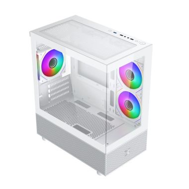 Vỏ Case Xigmatek ALPHARD M 3GF | M-ATX | Trắng / Đen