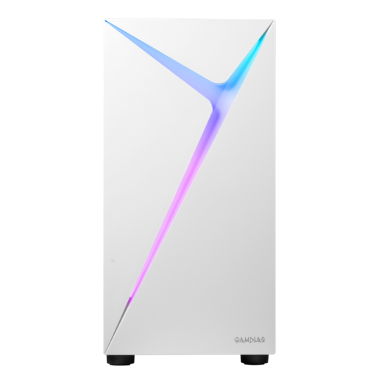 Vỏ case máy tính Gamdias Argus E4 Elite Black / White ATX, M-ATX Không Fan