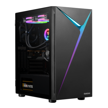 Vỏ case máy tính Gamdias Argus E4 Elite Black / White ATX, M-ATX Không Fan