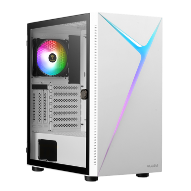 Vỏ case máy tính Gamdias Argus E4 Elite Black / White ATX, M-ATX Không Fan